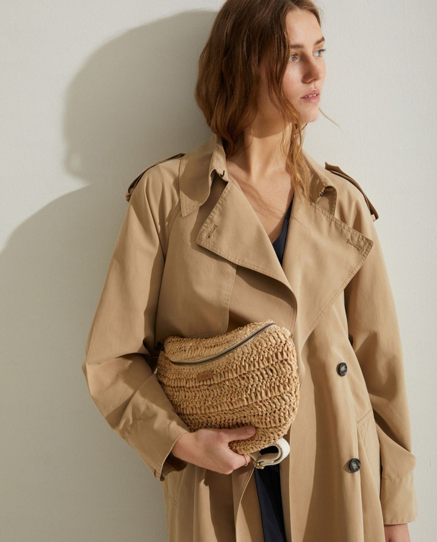 YERSE Raffia Bum Bag Natural Online